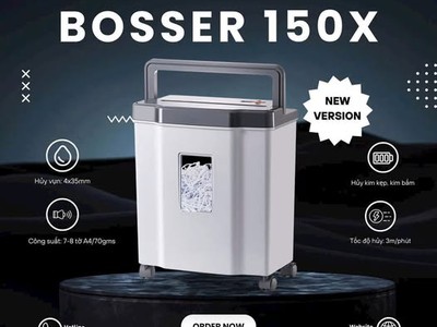 Máy hủy tài liệu Bosser 150X 0