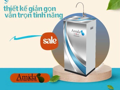Máy lọc nước RO cao cấp Amida 1 vòi khoáng sale đầu tháng giá siêu rẻ 0