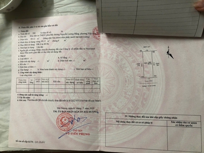 Cần tiền muốn bán mảnh đất khu dân cư Bắc Nguyễn Lương Bằng - TP Hải Dương 0