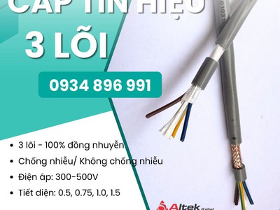 Cáp Điều Khiển 3x1.0 Chống Nhiễu Chính Hãng Tại Đà Nẵng, Bình Định, Gia Lai 2