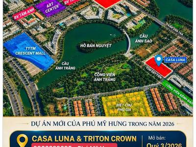 Vị trí dự án casa luna phú mỹ hưng nằm ở đâu trên đường tôn dật tiên 0