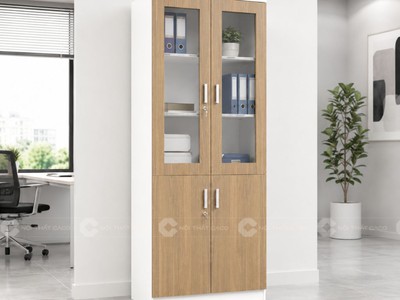 TOP Mẫu Tủ Hồ Sơ Cánh Kính Đẹp, Chất Lượng, Giá Xưởng 2