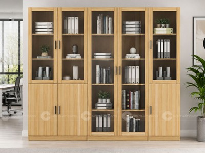 TOP Mẫu Tủ Hồ Sơ Cánh Kính Đẹp, Chất Lượng, Giá Xưởng 3