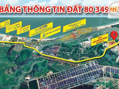 Bán quỹ đất ven biển LỘC AN   ĐẤT ĐỎ, BÀ RỊA   VŨNG TÀU   80.349m 1