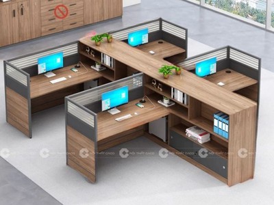 Bàn Làm Việc Nhân Viên Hiện Đại, Tiện Dụng 1