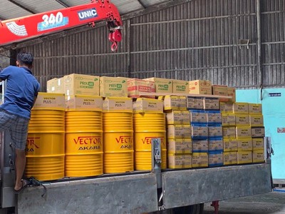Dầu thủy lực nhớt 10 VECTOR AW 32 46 68 cho máy công nghiệp, máy công trình- Giá tốt tại Ninh Thuận 3