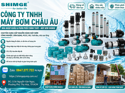 Máy bơm SHIMGE CẦN tìm đối tác toàn quốc 0