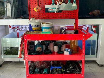 Xe đẩy 3 ngăn   Bảng treo khay nhựa 0