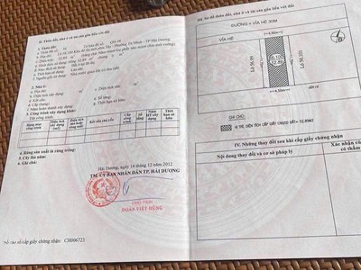 Bán đất mặt đường đôi Phạm Văn Đồng, ph Tứ Minh, TP HD, 52.89m2, mt 4.5m, KD buôn bán, 3.5x tỷ 2