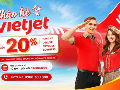 Ưu đãi mùa hè Vietjet   Tiết kiệm hơn, trải nghiệm trọn vẹn 0