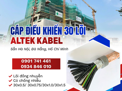 Nhà phân phối cáp điều khiển Altek Kabel 30 lõi chống nhiễu 1