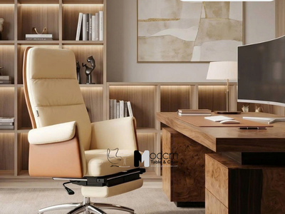 Ghế giám đốc ngả lưng có gác chân CR4111-P tại HCM 3