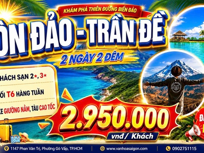 Côn Đảo - Trần Đề 2n2đ 2026 sgc 3