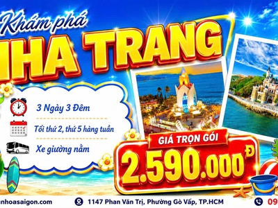 Nha Trang - Bãi Tranh - Vịnh San Hô 3n3đ 2026 sgc 2