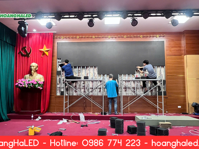 Lắp Đặt Màn Hình LED P3 3840Hz Tại Đại Học Lao Động   Xã Hội 1