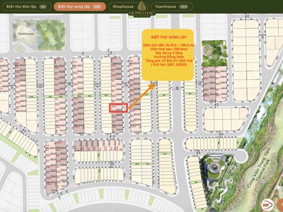 Phú mỹ hưng bán biệt thự song lập hồng hạc city  9x20, 3 tầng, chỉ từ 19 tỷ, mua tt cđt, ls 0, ck 1