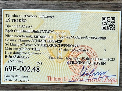 Cần bán xpander cross 2022 đăng ký t4 2023 7