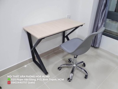Bàn làm việc , bàn chân sắt chữ K giá rẻ tại HCM 750k 4