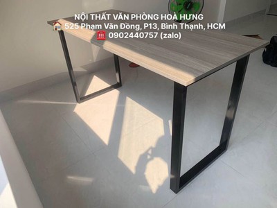Bàn làm việc , bàn chân sắt chữ K giá rẻ tại HCM 750k 11