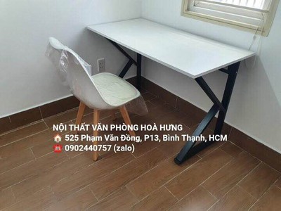 Bàn làm việc , bàn chân sắt chữ K giá rẻ tại HCM 750k 5