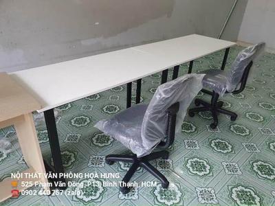 Bàn làm việc , bàn chân sắt chữ K giá rẻ tại HCM 750k 6