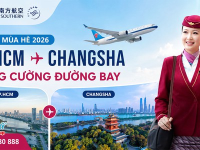Khởi hành đến Changsha dễ dàng cùng China Southern Airlines 0