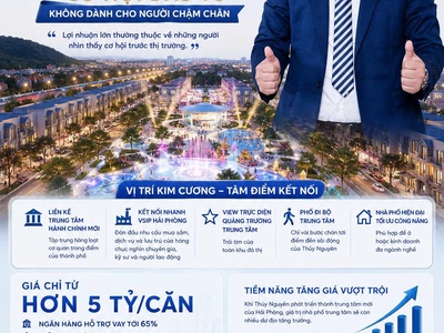 Nhanh Tay Sở Hữu Căn Hộ Vlasta Thủy Nguyên - Đón Đầu Thị Trường HP 0