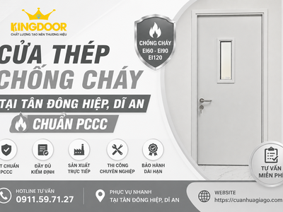 Cửa Thép Chống Cháy Tại Tân Đông Hiệp, Dĩ An Chuẩn PCCC 0