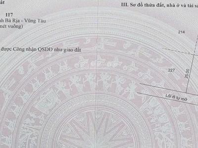 Cần bán gấp đất nền 500m2   Phường Phước Thắng  P.12 CŨ , TP. HỒ CHÍ MINH  VŨNG TÀU CŨ 0