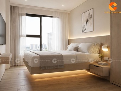 Mẫu Giường Bay Không Chân Đẹp Cho Phòng Ngủ Tinh Gọn 3