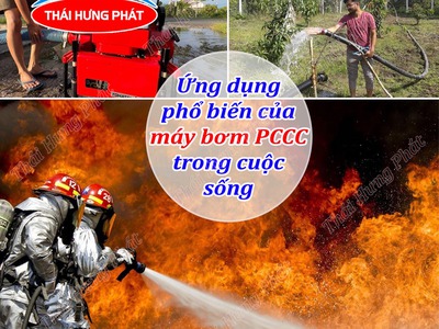 Ứng dụng phổ biến của máy bơm PCCC trong cuộc sống và sản xuất 0