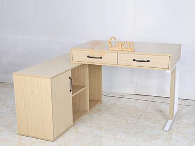 Bàn Nhân Viên Gỗ Công Nghiệp MDF Phủ Melamine Màu Vàng 2