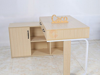 Bàn Nhân Viên Gỗ Công Nghiệp MDF Phủ Melamine Màu Vàng 0