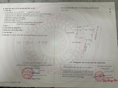 Chỉ 1 tỷ 350 sở hữu ngay lô đất đẹp 84m tại thôn câu thượng, xã an quang, hải phòng 0