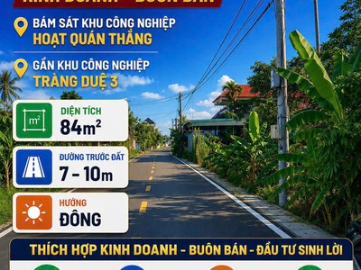 Chỉ 1 tỷ 350 sở hữu ngay lô đất đẹp 84m tại thôn câu thượng, xã an quang, hải phòng 1