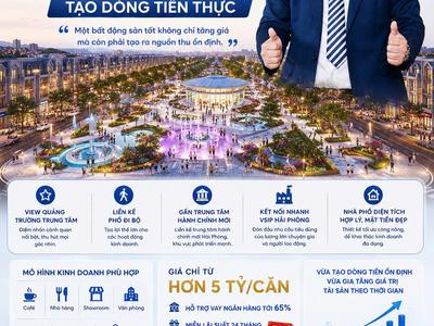 Chỉ Cần Thanh Toán 10 Ký HĐMB - Sở Hữu Căn Hộ Sử Dụng 240m2 Vlasta Thủy Nguyên 0