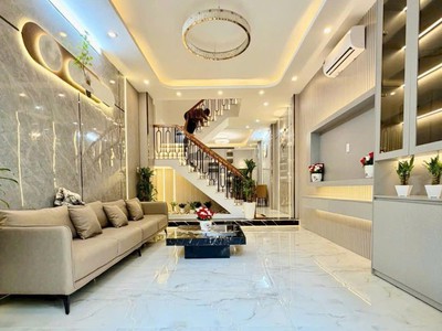 Nhà đẹp hẻm 1942 huỳnh tấn phát, 4x14m, 5.8 tỷ, tặng nội thất tiền tỷ 0