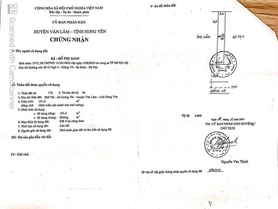 Chính chủ bán lô đất 2 mặt tiền  đẹp phố tài   huyện văn lâm   tỉnh hưng yên 0