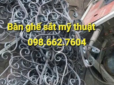 Bàn ghế sắt mỹ thuật   điểm nhấn đẳng cấp cho mọi không gian 0