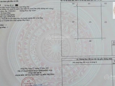 Bán quỹ đất công nghiệp KCN DẦU GIÂY, THỐNG NHẤT, ĐỒNG NAI 64.409m 0