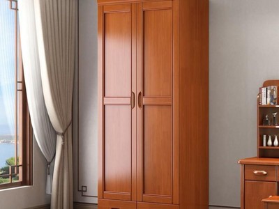Tủ Quần Áo Gỗ Sồi Phủ Sơn Tự Nhiên Thanh Lịch 1