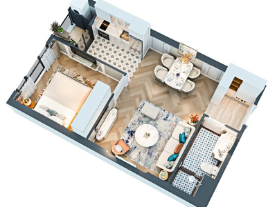 Capital Square Chỉ 3,8 Tỷ Sở Hữu Căn 1PN   View Nội Khu Xanh Mát 2