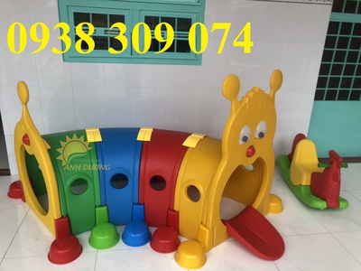 Hầm chui cầu trượt con mèo, hầm chui con kiến mầm non 2