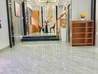 Siêu phẩm 4 tầng btct, ô tô ngủ trong nhà, 4m x 13m, gần chợ thạch đà - quận gò vấp, chỉ 6 tỷ 3