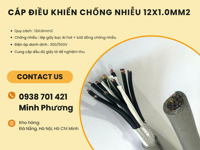 Dây cáp điều khiển có lưới chống nhiễu 12x1.0mm2 Altek Kabel Đà Nẵng, Huế 2