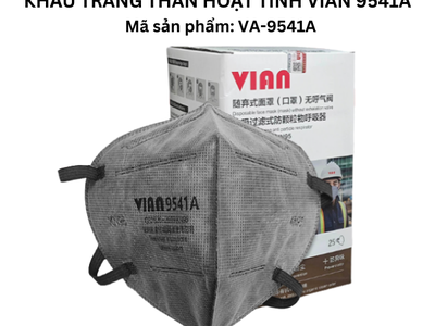 Khẩu trang than hoạt tính VIAN 9541A Chống bụi 0