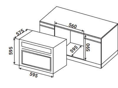 Lò Nướng Âm Tủ KAFF KF-BI75TFT 75L Cao Cấp, Made In Turkey, Nướng Đa Năng Chuẩn Châu Âu 7