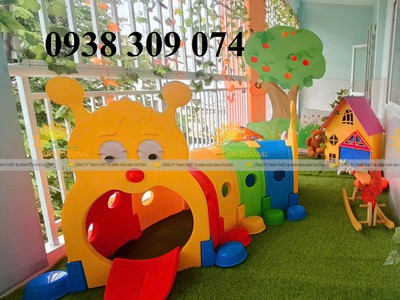 Hầm chui cầu trượt con mèo, hầm chui con kiến mầm non 4