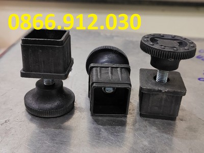 Chân tăng giảm chiều cao cho kệ, tủ, bàn hộp vuông 30x30 0
