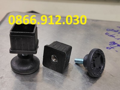 Chân tăng giảm chiều cao cho kệ, tủ, bàn hộp vuông 30x30 2